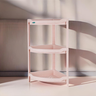 Kệ tam giác để đồ nhà tắm cao cấp Hokori 2,3 tầng 5555, Kệ góc nhựa nhà tắm, phòng bếp vững chắc