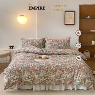 Bộ chăn ga gối nệm set 4 món cotton 100% EMPIRE cao cấp màu sắc tươi tắn tạo cảm giác mát lạnh -EMPIRE | Bedding & Decor