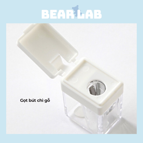 Bút chì kim trong suốt tối giản Muji chính hãng ngòi 0.5mm