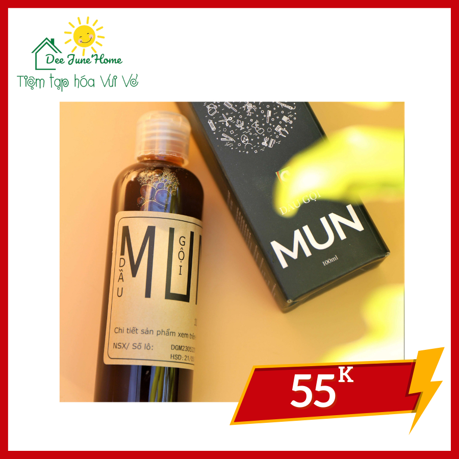 BỘ DẦU GỘI-CAO GỘI- DƯỠNG TÓC MUN [HTX SINH DƯỢC]