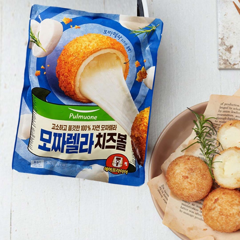 Phô mai viên mozzarella cheese ball Pulmuone 360g