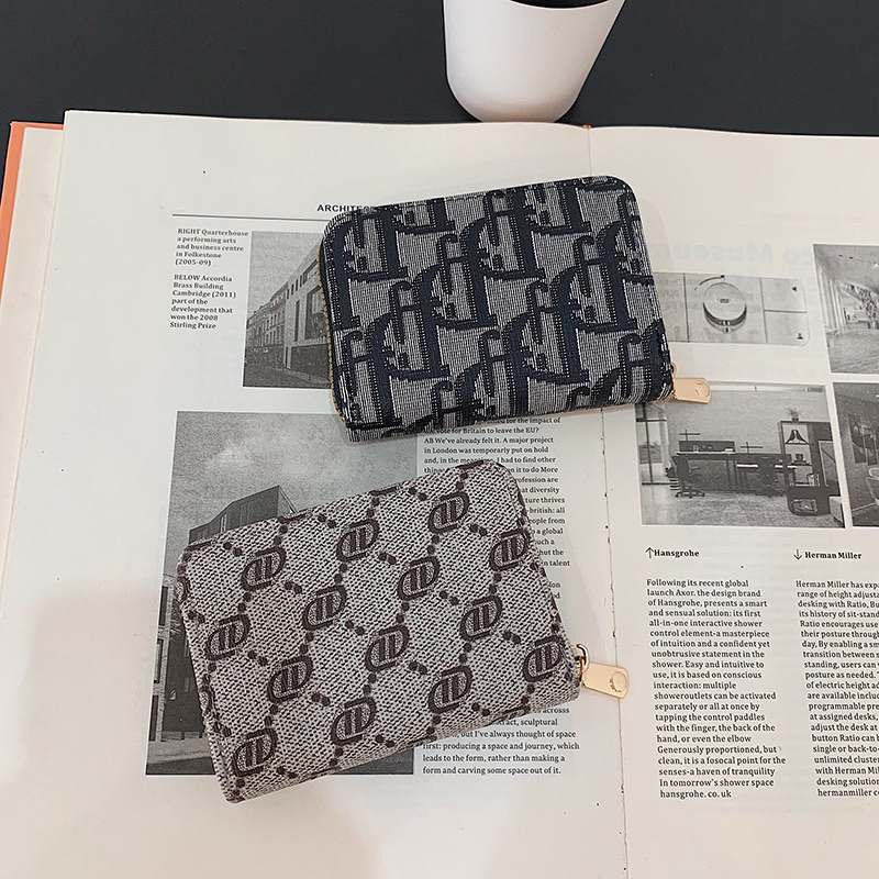 Ví mini thương hiệu da đẹp đựng thẻ nhiều ngăn