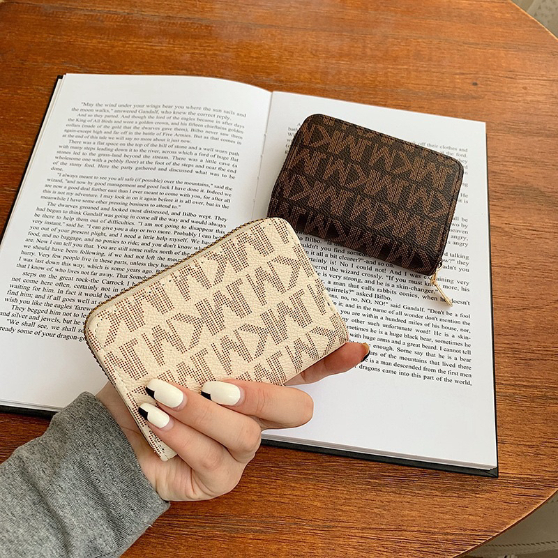 Ví mini thương hiệu da đẹp đựng thẻ nhiều ngăn