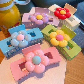 🥑 kẹp gấp tóc sắc màu kẹo ngọt lolipop, bông hoa xinh xắn, kẹp gấp hàm cá mập