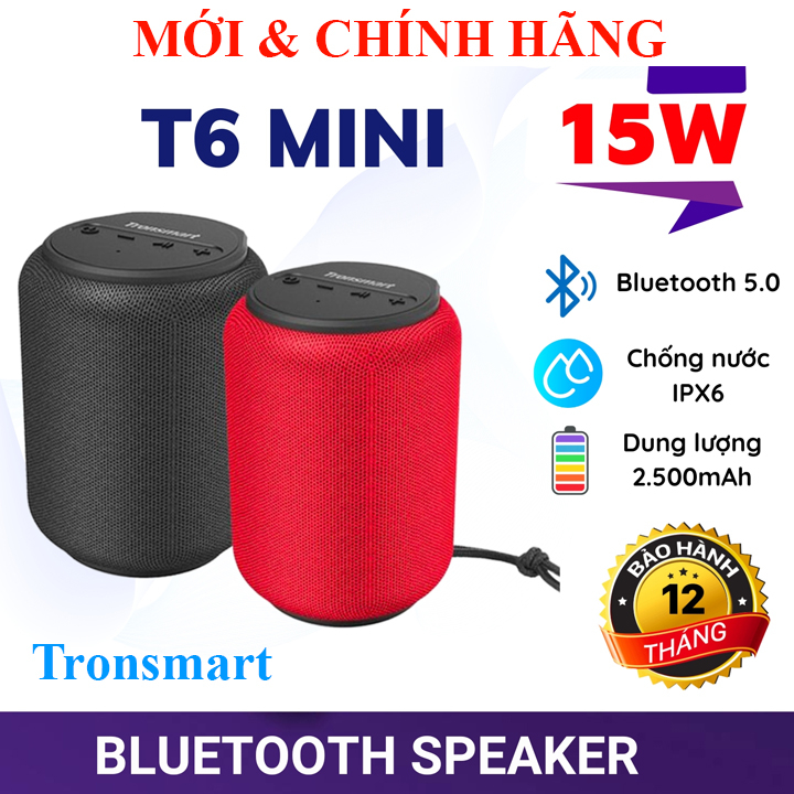 Loa Bluetooth chống nước ghép đôi được Tronsmart Element T6 Mini, Trip, T7 Mini