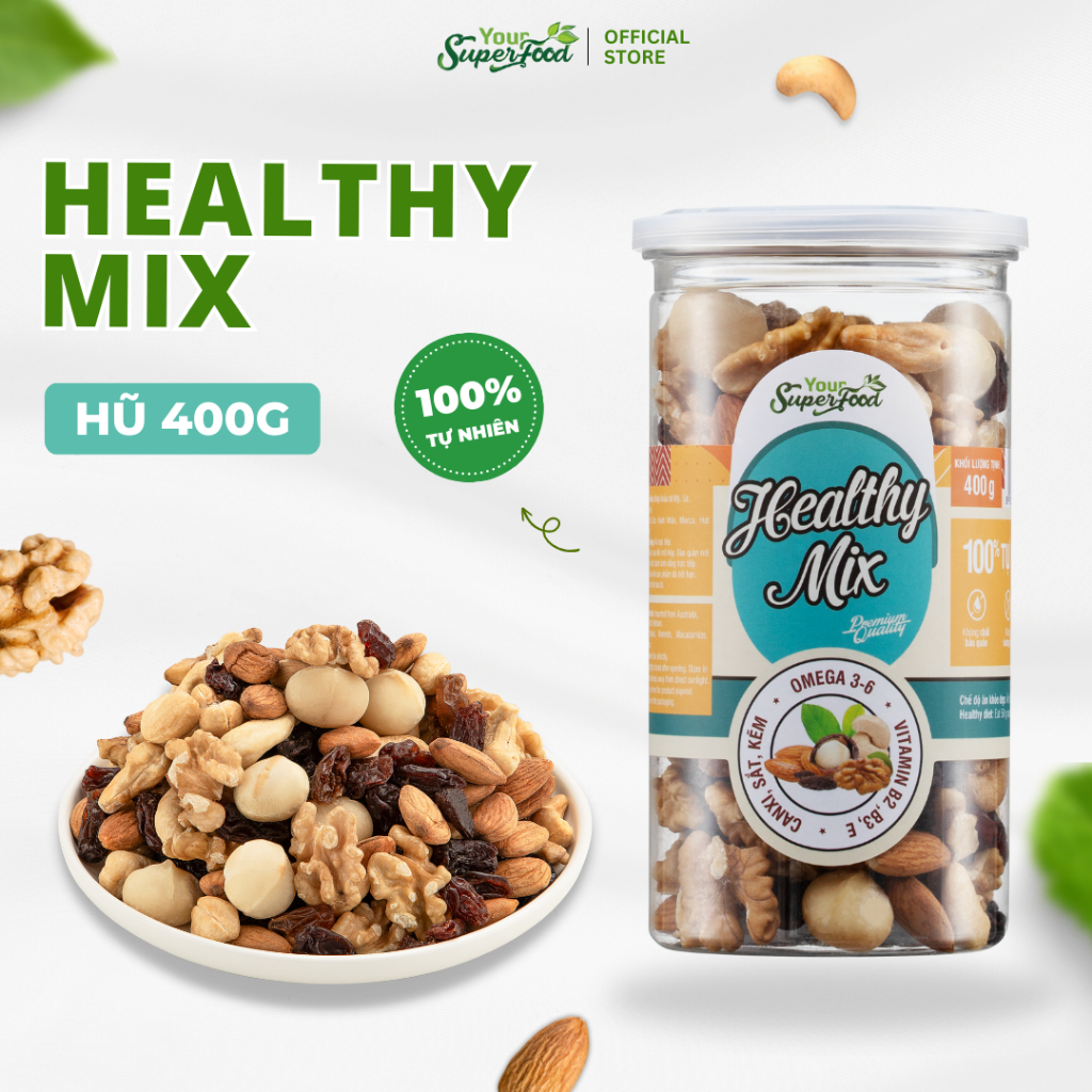 Hạt Dinh Dưỡng Mix Tổng Hợp Cho Bà Bầu Làm Sữa Hạt Gồm Hạt Macca Và Các Siêu Hạt Sấy Khô, Hạt Dinh Dưỡng Hỗ Trợ Giảm Cân