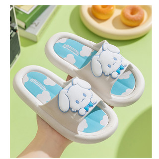 Dép lê đế cao su mèm dẻo chống trượt cho bé hình thỏ