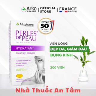 Viên uống đẹp da hoa anh thảo Arkopharma Perles de Peau Hydratant 200viên