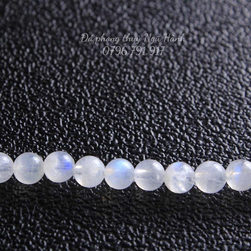 Vòng tay moonstone mặt trăng quấn 3 vòng 6 li siêu đẹp hàng đẹp mịn