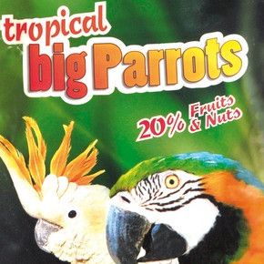 Hạt trộn cho vẹt Tropical Big Parrot gói lẻ 1kg