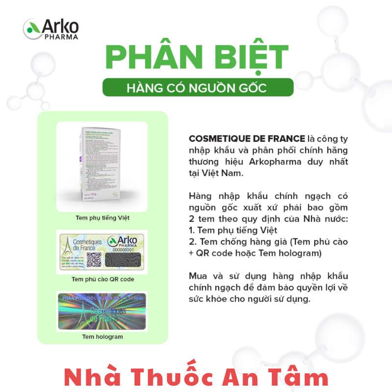 Viên uống đẹp da hoa anh thảo Arkopharma Perles de Peau Hydratant 200viên/hộp [NHẬP KHẨU CHÍNH HÃNG]Ư