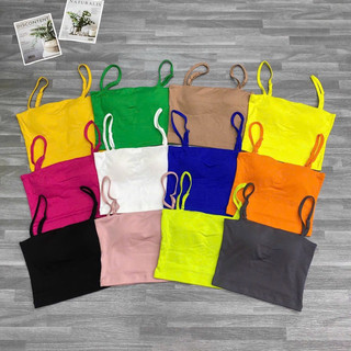 ÁO THUN 2 DÂY CROPTOP CHẤT ĐẸP