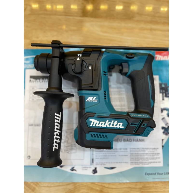 MÁY KHOAN BÊ TÔNG DÙNG PIN MAKITA HR166 - Thân máy chính hãng mới tách bộ
