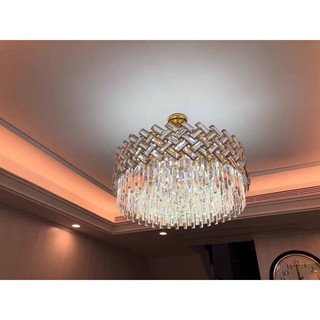 Đèn chùm pha lê phi 80cm và 60cm, đèn thả trần D#2