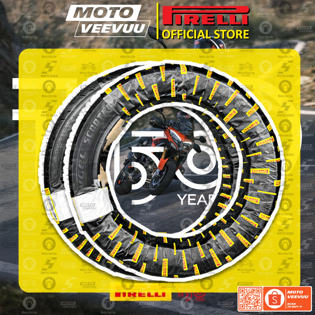 CẶP VỎ LỐP xe máy PIRELLI 100/80-16 & 120/80-16 TL Angel Scooter SH 125 150 350 Ý Shark