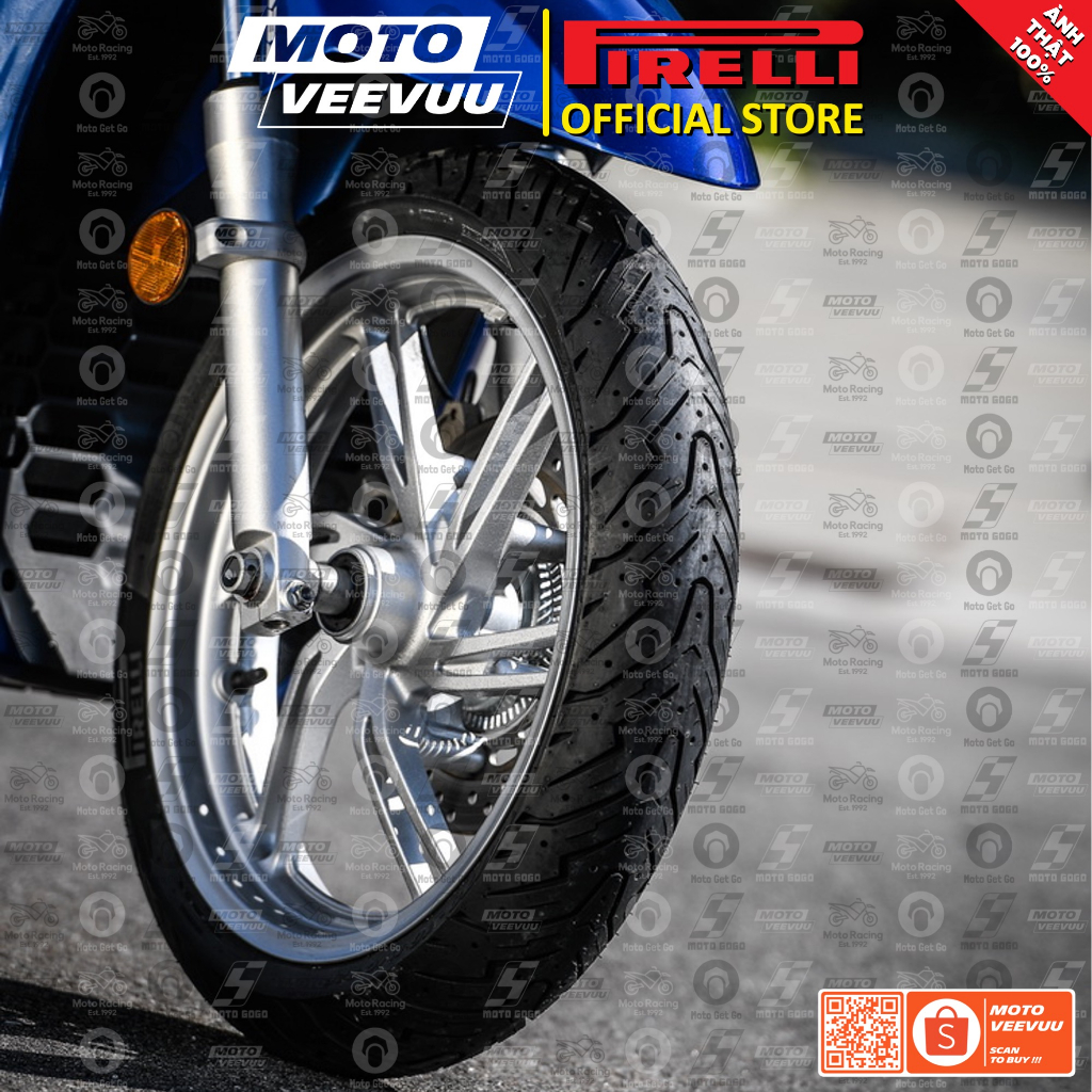 CẶP VỎ LỐP xe máy PIRELLI 100/80-16 & 120/80-16 TL Angel Scooter SH 125 150 350 Ý Shark