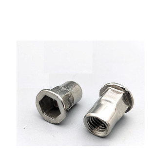 Set 10 cái đai ốc rút nửa lục inox304 M6, M8, M10