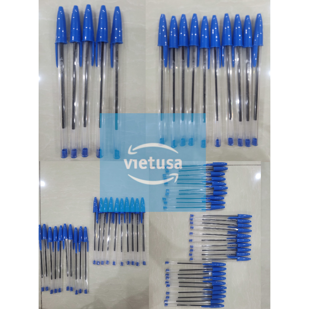 Combo 5-10-20-30 Bút bi BIC ngòi 1.0mm màu Xanh Dương | BIC Cristal Xtra Smooth Ballpoint Pen, 1.0mm Blue