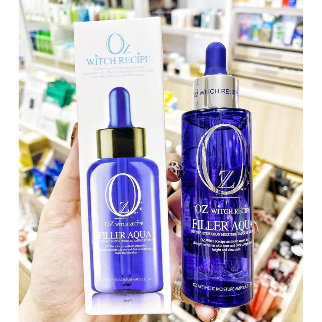 Serum cấp nước OZ Filler Aqua 60ml, giữ ẩm và cân bằng độ ẩm cho da căng bóng dưỡng ẩm - bimiu.store.official