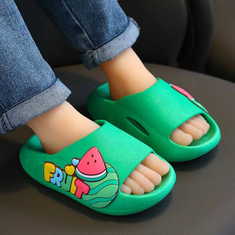Dép trái cây dễ thương cho bé trai bé gái siêu mềm nhẹ chống trơn trượt tốt