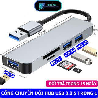 Hub type c và hub usb 3.0 - cổng chuyển đổi hub usb type-c - usb 3.0 to hdmi,usb 3.0,sd,tf,rj45,pd type-c cho laptop
