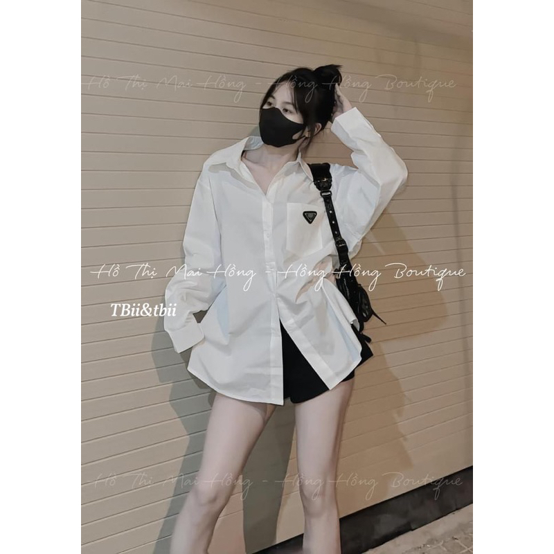 Sơ mi pra da chữ lưng