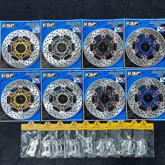 Đĩa thắng KBF V3 220mm Fuled/Ws110/Wave blade/Ex135/Ex nhỏ/sirius,...