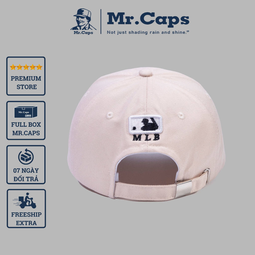 Mũ lưỡi trai Unisex LA Hàn Quốc - Nón kết chất liệu vải kaki phong cách thời trang thể thao cho cả nam và nữ Mrcaps