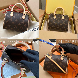 Túi đeo chéo quai xách mini 16cm + khăn lụa full hộp