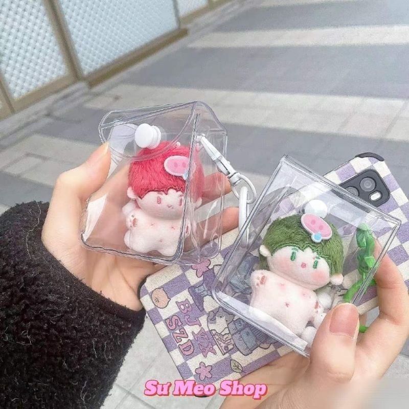 Doll Tiểu Tiểu Lục & Tiểu Tiểu Hồng 5cm - Vương Nhất Bác & Tiêu Chiến