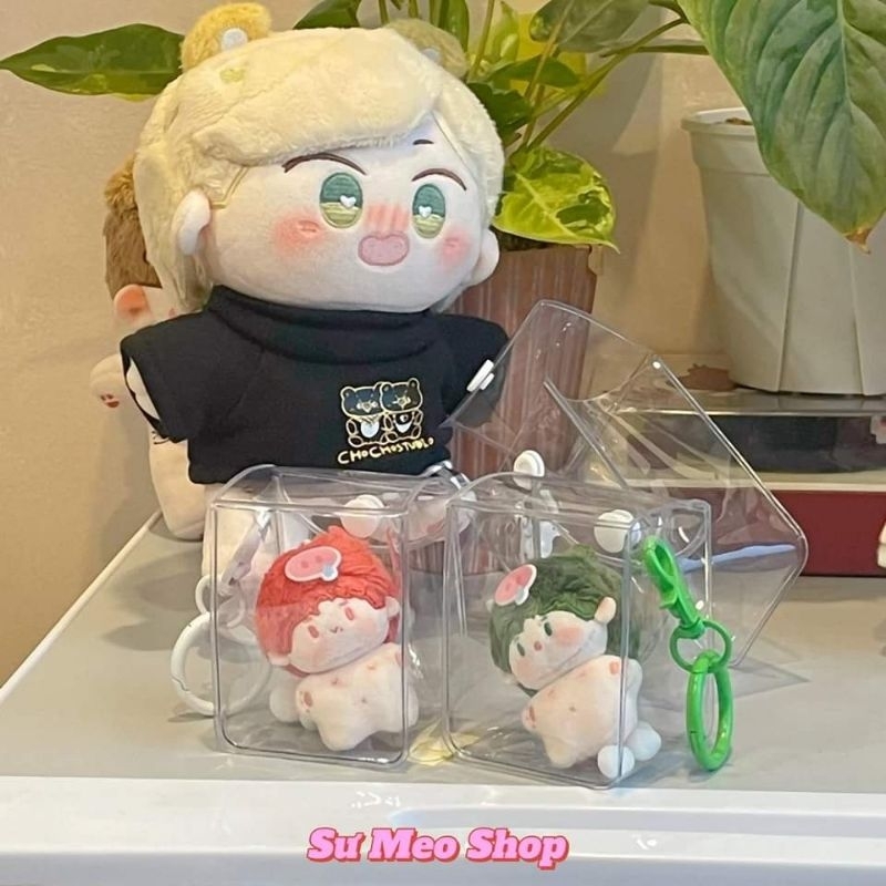 Doll Tiểu Tiểu Lục & Tiểu Tiểu Hồng 5cm - Vương Nhất Bác & Tiêu Chiến