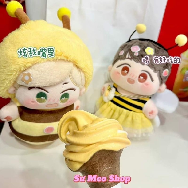 Outfit quần áo doll Ong Mật Đáng Yêu 20cm