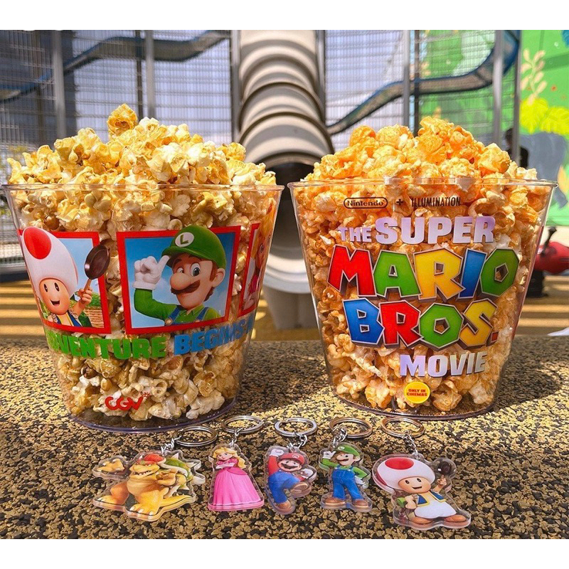 HỘP ĐỰNG BẮP CGV SUPER MARIO ( KHÔNG KÈM BẮP)
