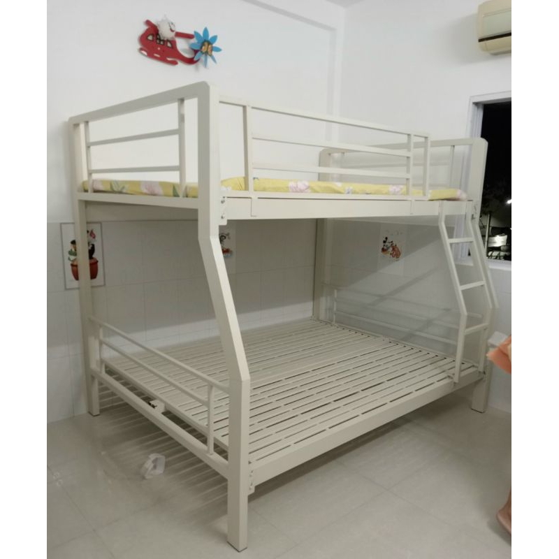 Giường sắt tầng đôi 2 Tầng sắt hộp Sơn Tĩnh Điện - ShipNhanhHCM