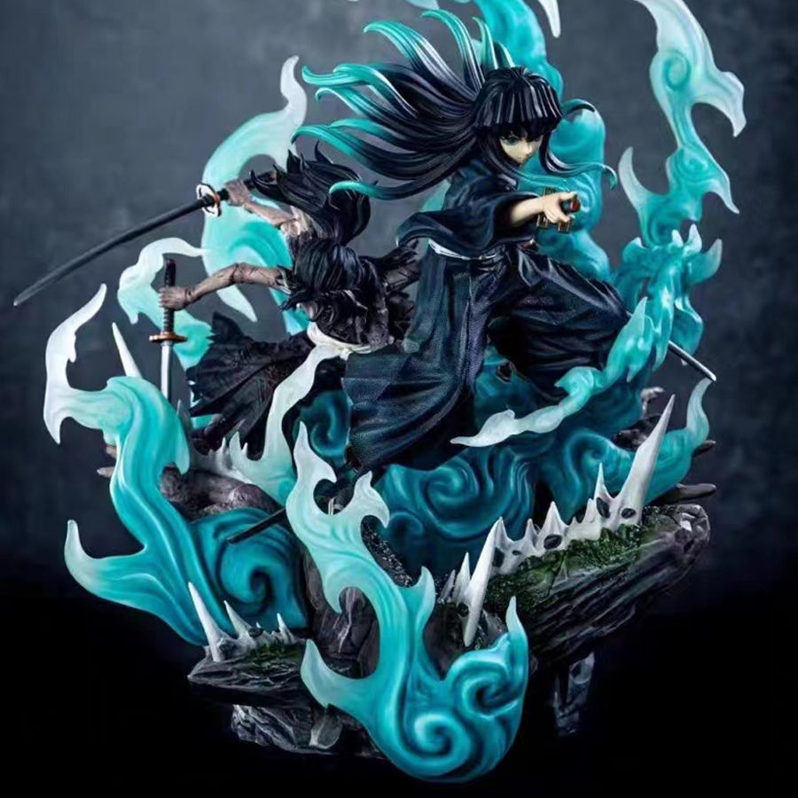 Mô hình kimetsu no yaiba Muichirou Demon Slayer Muichirou Figure trang trí  Anime kimetsu no yaiba Figure