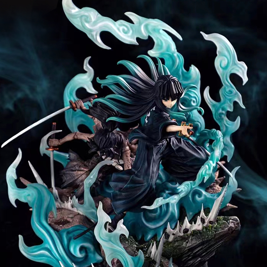 Mô hình kimetsu no yaiba Muichirou Demon Slayer Muichirou Figure trang trí  Anime kimetsu no yaiba Figure