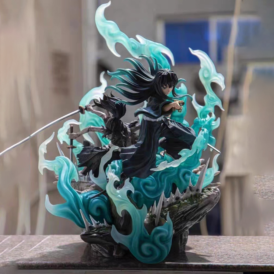 Mô hình kimetsu no yaiba Muichirou Demon Slayer Muichirou Figure trang trí  Anime kimetsu no yaiba Figure