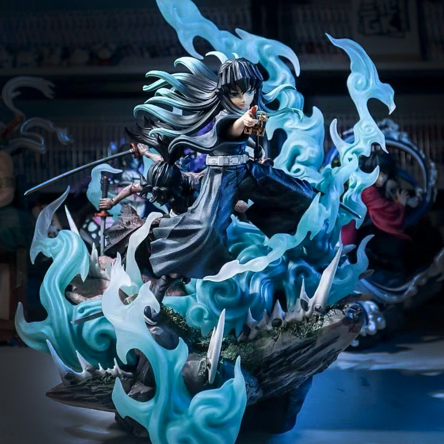 Mô hình kimetsu no yaiba Muichirou Demon Slayer Muichirou Figure trang trí  Anime kimetsu no yaiba Figure