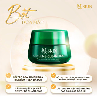 MQ SKIN Ginseng Cleaning 120g - Bột rửa mặt tinh chất nhân sâm, nhuỵ hoa nghệ tây MQ Skin
