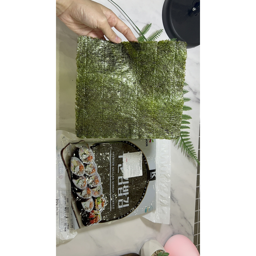 RONG BIỂN CUỘN CƠM 100 LÁ - 240G - K-WOOK