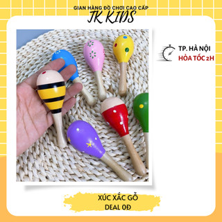 Xúc xắc bằng gỗ cho bé