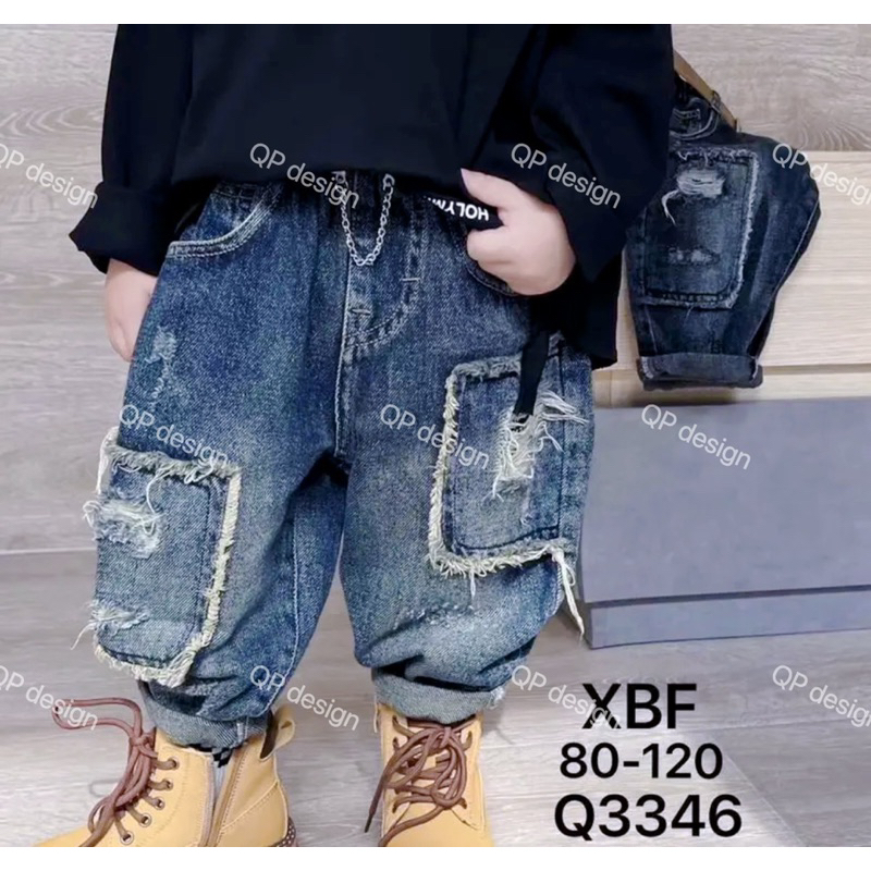 Quần Jeans Sành điệu cho bé trai hàng Việt Nam