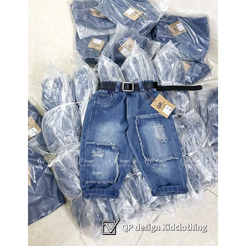 Quần Jeans Sành điệu cho bé trai hàng Việt Nam