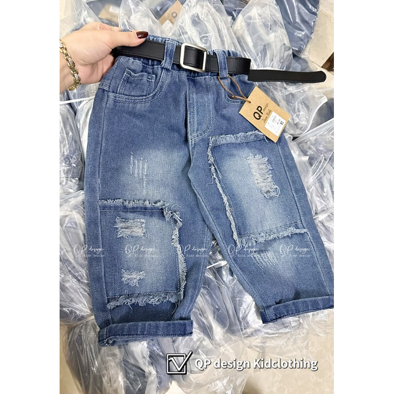 Quần Jeans Sành điệu cho bé trai hàng Việt Nam