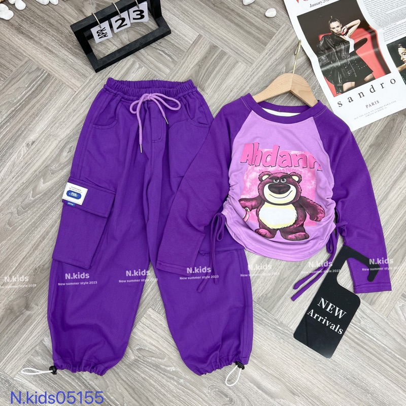 Set bộ bé gái size đại