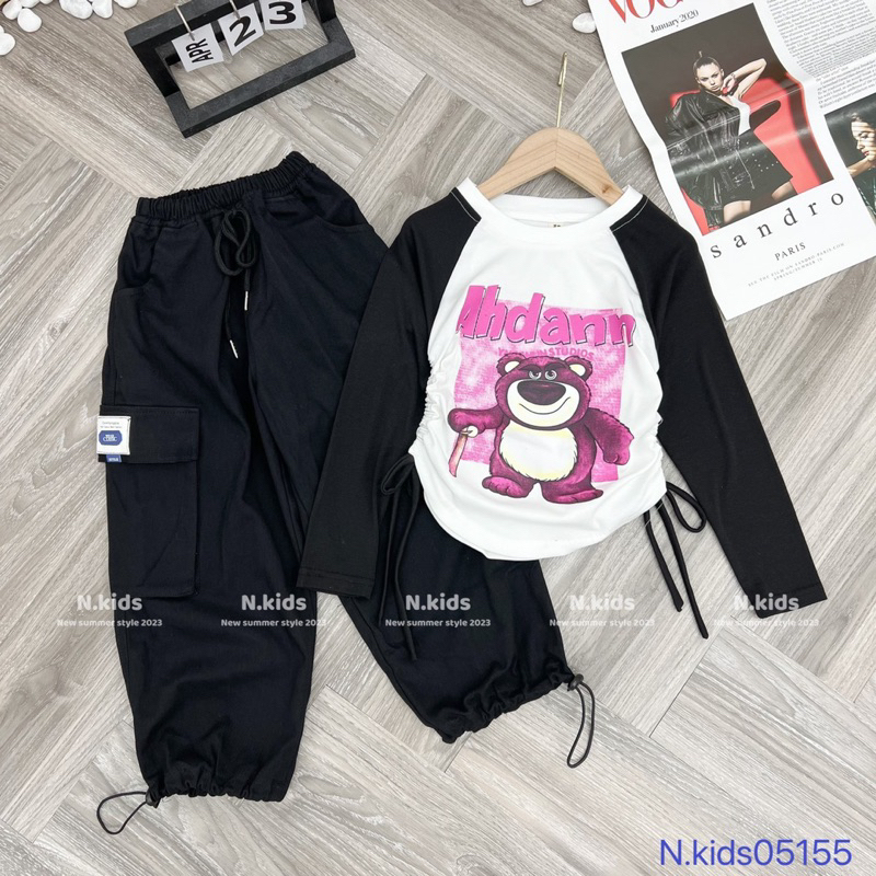 Set bộ bé gái size đại