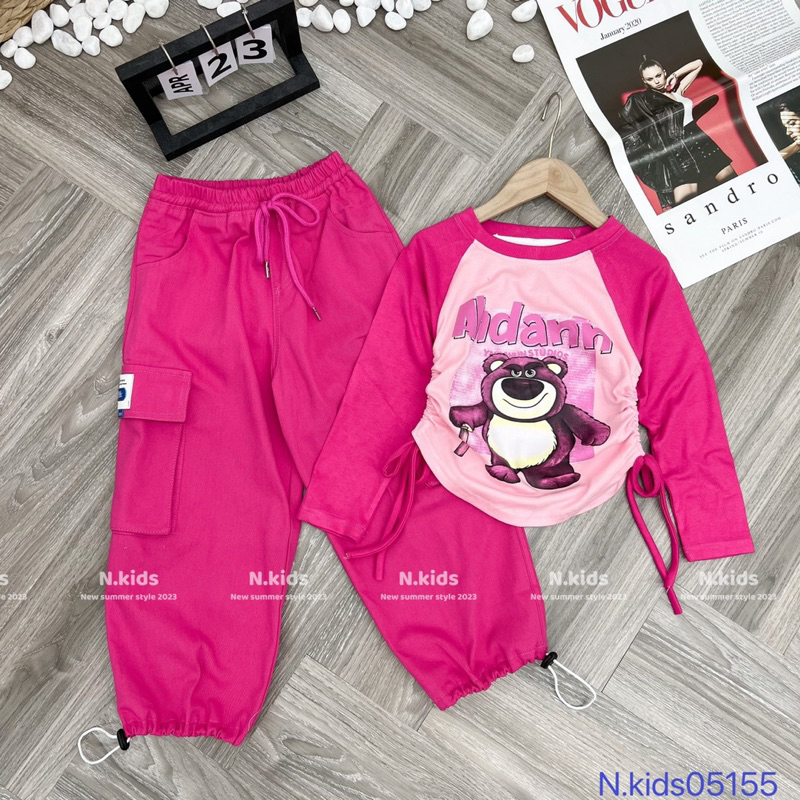 Set bộ bé gái size đại