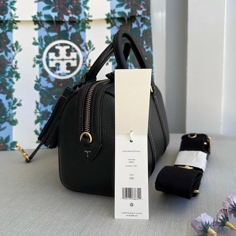 Túi Tory Burch Thea Mini Satchel dáng trống thanh lịch