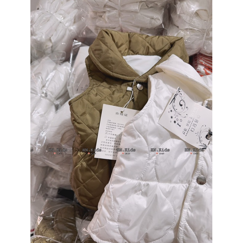 Áo Gile trần trám cho bé gái