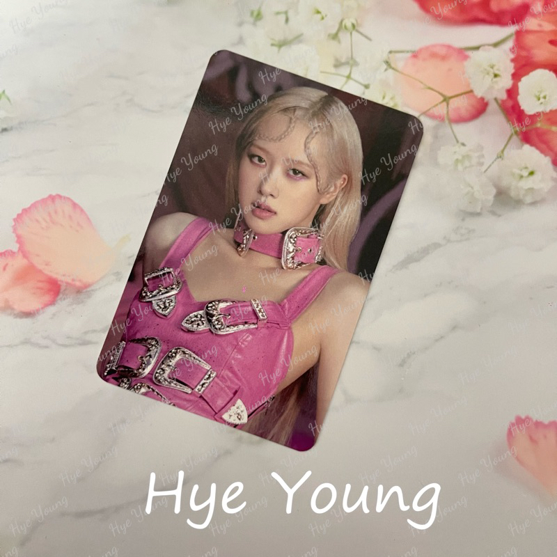 [CHÍNH HÃNG] CARD BO GÓC OFFICIAL BLACKPINK ROSE